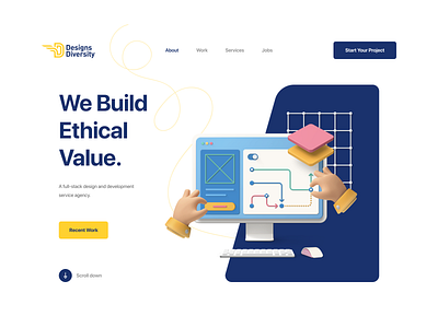 Designs Diversity Website View 3d android animation app branding company design design studio designs diversity development graphic design illustration ios logo mobile motion graphics strategy ui user experience ux