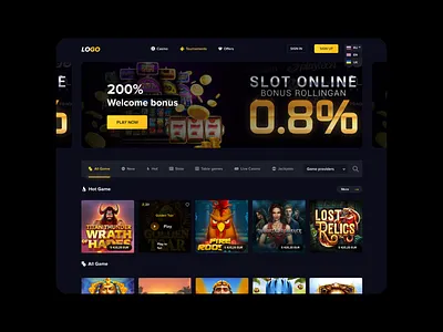 Ui/UX design for casino game casino design gambling game ui uiux