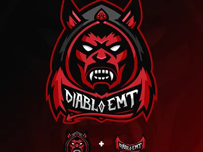 DiabloEMT Mascot logo branding design logo vector