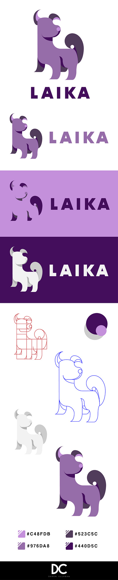 Brand Design Proposal | LAIKA COLOMBIA brand design branding design geometric graphic design illustration illustrator logo mark vector