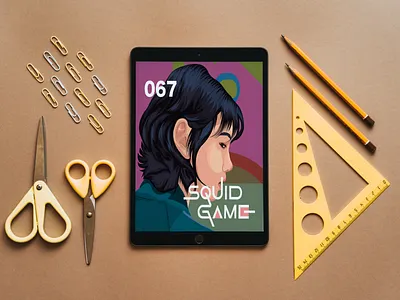 Vector portrait branding design graphic design illustration vector