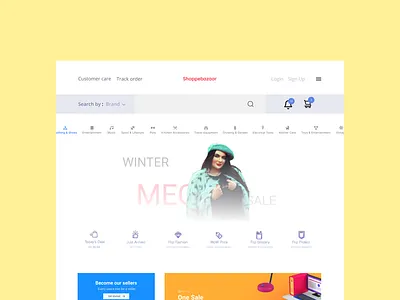 Shoppee 3d amazon app blender branding design ecommerce figma figma asia figmadesign flipkart gaurav graphic design illustration myntra nyka shop shopping shopping website ui