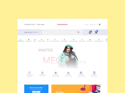 Shoppee 3d amazon app blender branding design ecommerce figma figma asia figmadesign flipkart gaurav graphic design illustration myntra nyka shop shopping shopping website ui