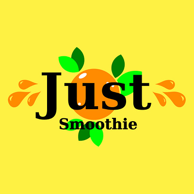 Just Smoothie branding design graphic design logo vector