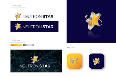 Neutron star logo design project tech logo