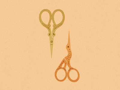 Fancy Scissor Illustration + Pattern design editorial art flat illustration illustration illustrator inktober packaging illustration pattern procreate scissors texture vector art