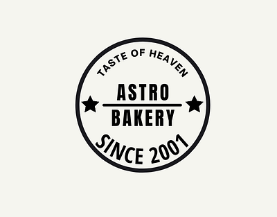 Astro Bakery branding graphic design logo
