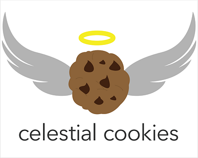 Celestial Cookies Logo branding design graphic design illustration logo typography ui vector
