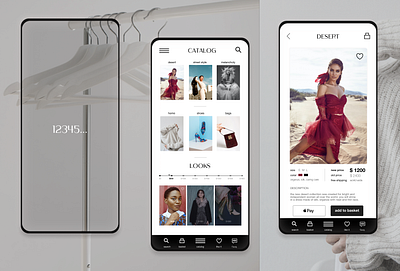 Online shop concept app concept design design concept shopping ui ux