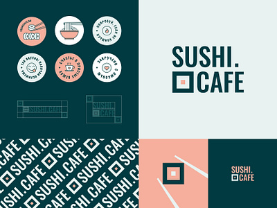 Cafe branding brand design brand identity brand identity design branding cafe branding cafe logo cafe menu design design logo menu design minimalist cafe branding packaging design pattern restaurant brand identity restaurant branding restaurant menu sushi logo vector