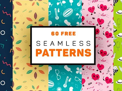 60 Free Seamless Patterns geometric patterns