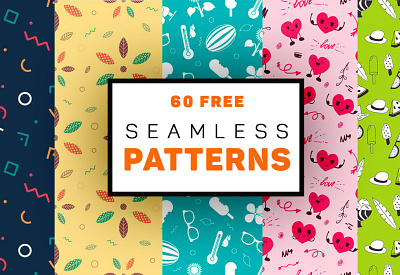 60 Free Seamless Patterns geometric patterns