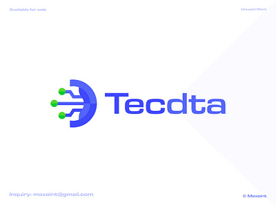 D Data Tech Logo Design blockchain logo branding company logo d d logo icon identity letter logo logo logo design logo mark logos maxoint minimal modern logo startup tech tech company technology logo typography