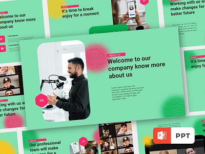 Alayna - Webinar Presentation Template events expo it design marketing seminar meetup