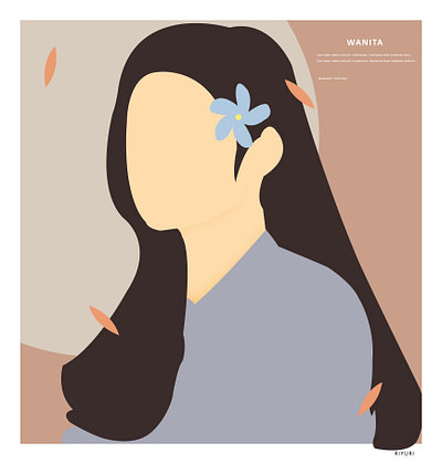 Wanita design graphic design illustration vector