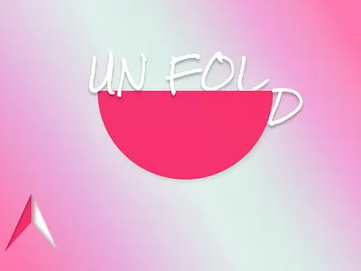 UNFOLD branding creative desiginspiration design design art graphic design logo unfold