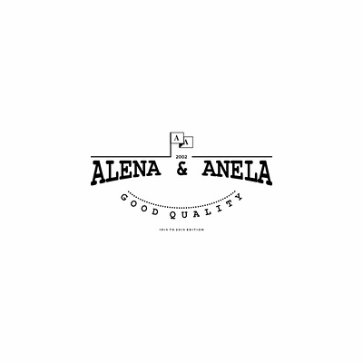 ALENA branding design logo vintage