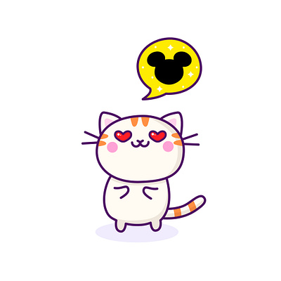 Fan of Mickey Mouse cartoon cartoon character cartoon illustration comic cute illustration cuteart disney fan illustration kawaii kawaii art mickey mouse