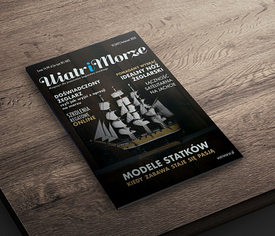Projekt okładki magazynu branżowego advertising cover design