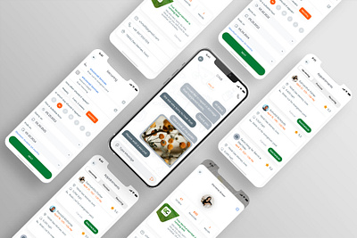 GreenClippings app design ui ux