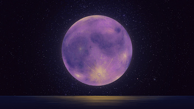 Happy Mid-Autumn Festival moon night paint