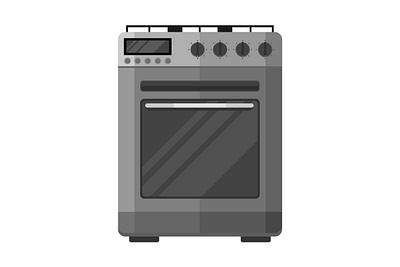 Electric stove flat design illustration adobe illustrator art artwork cartoon design digital art digital illustration flat flat design graphic graphic design icon illustration kitchen machine ui vector vector art