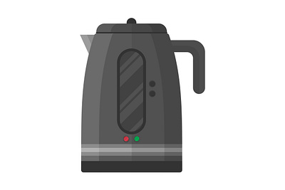 Electric kettle flat design illustration adobe illustrator art artwork cartoon design digital art digital illustration flat flat design graphic graphic design icon illustration kitchen machine ui vector vector art