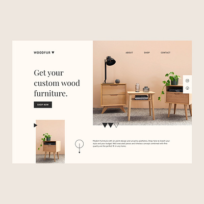Website Design Woodfur furniture webdesign website websitedesign