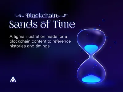 Crypto/Blockchain Hourglass artist branding design graphic design illustration inspiration vector