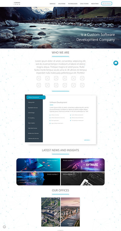 Homepage design #2 adobe xd design homepage landing page ui ui design