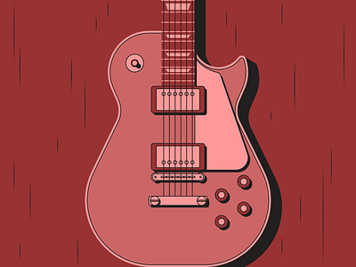 Guitar... illustraion illustration illustration art illustration digital illustrations minimalist seattle