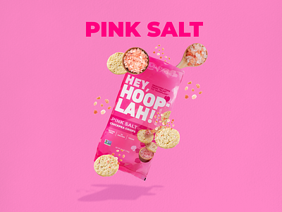 Chickpea Crips Pink Salt Design chips food graphic design