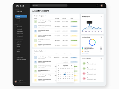 Analyst Dashboard UI Design analystuidesign crmdashboard dashboard dashboard ui dashboarddesign design designinspiration task managem task management ui taskmanagement taskmanagementuidesign ui uidashboard uidesign uiux uiuxdashboard