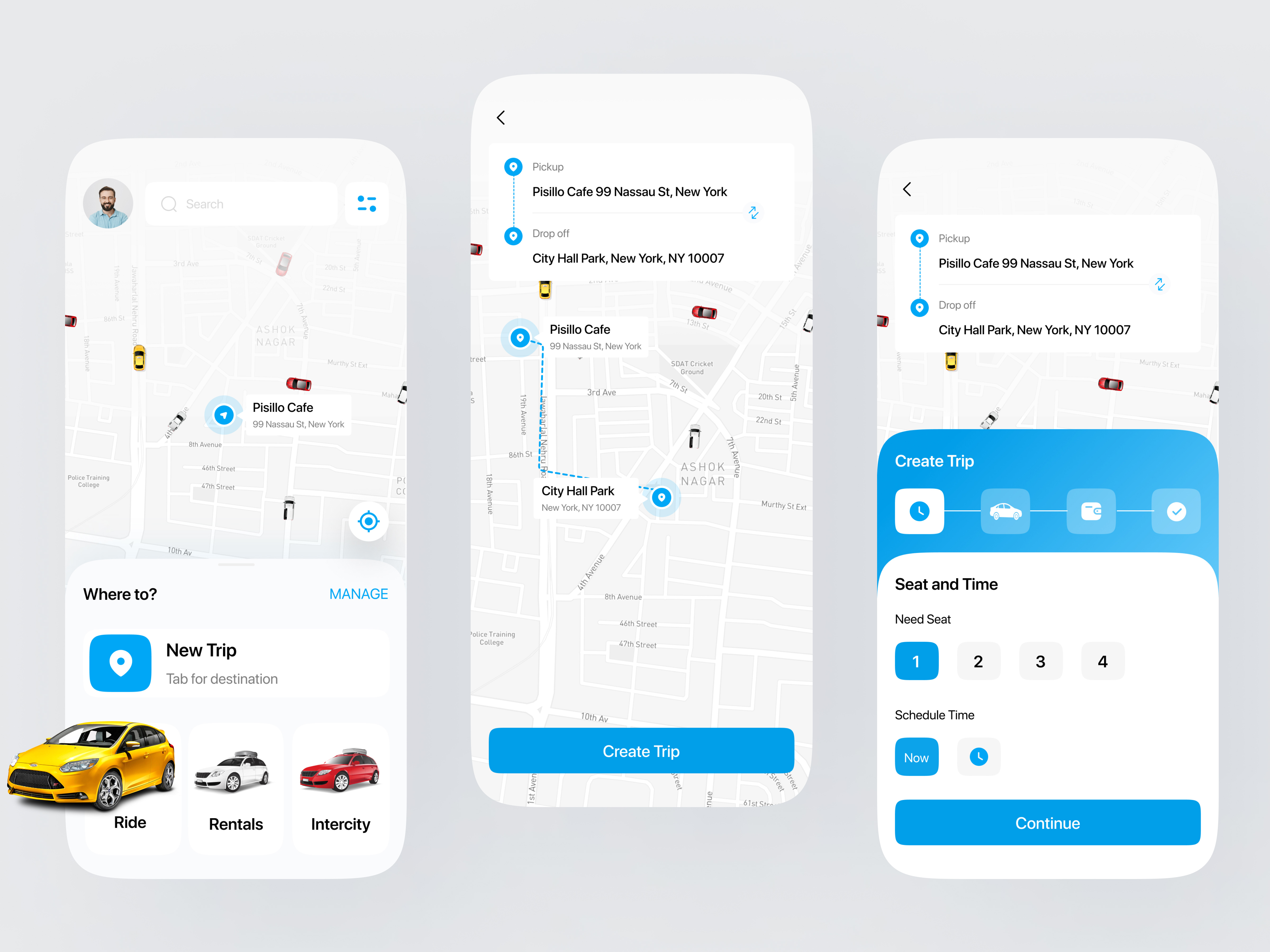 Example of Minimal Mobile App Design Service