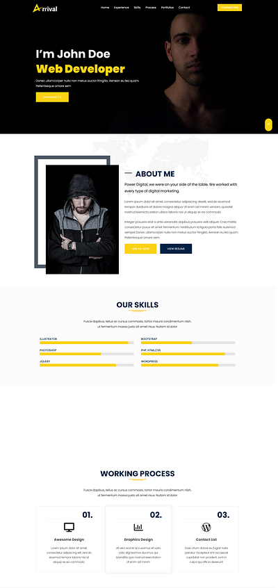 Wordpress Portfolio Website elementor pro elementor pro landing pag portfolio website responsive website web design wordpress elementor wordpress website