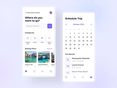 GoTrip Travel App app mobile mobile app mobile app design uidesign uiux