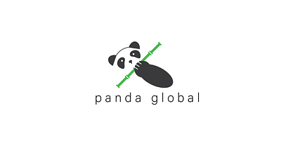 made a panda logo recently for a client 2d logo 3d adobe branding design graphic design icon illustration logo logo designing typography