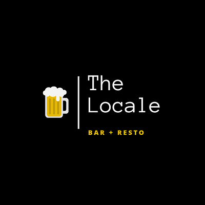 The Locale Bar And Resto bar bar and resto logo logo design resto