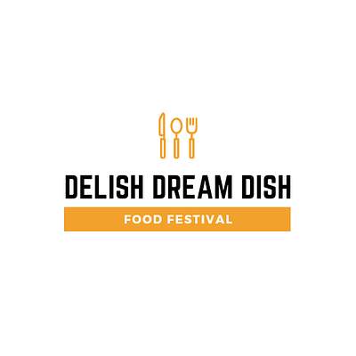 Delish Dream Dish Food Festival delish dream dish dream dish food festival logo logo design