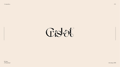 Criskat Logotype branding design font logo logotype typeface typography