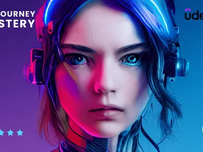 Learn to Create AI Art illustration midjourney udemy