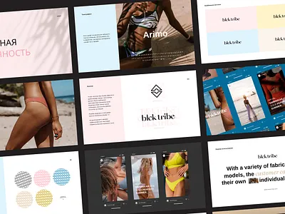 BLCK TRIBE - Brand Guideline brand brand guideline brand identity branding guideline logo logotype