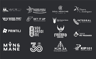 B&W 2020 Logos brand identity branding bw graphic design illustration logo logofolio logomark portfolio ui