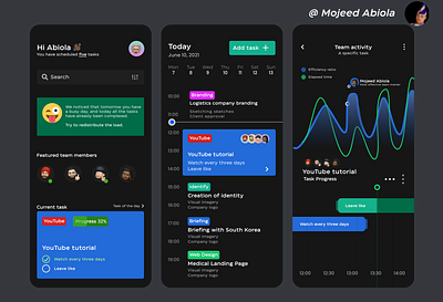 Task Manager Mobile App Design app design figma mobile app design mobile ui mobile user interface task manager task manager mobile task manager ui ui design user interface user interface design