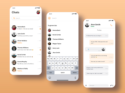 Chat App Concept app app mobile chat chat app chat app concept chat app design chat app mobile chat ui chat ux design illustration ui ux