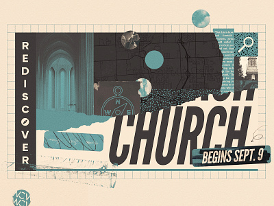 Rediscover 🧭 christian church church design collage compass duotone religion searching sermon series spiritual teaching series weekend series