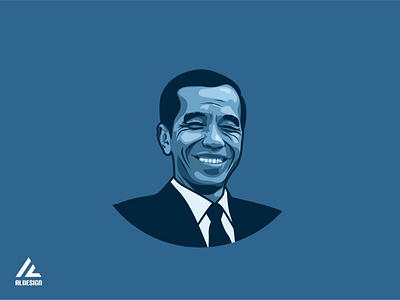 Joko Widodo - Minimalist Vector Potrait design illustration illustration minimalist illustration people joko widodo jokowi minimalist vector people people art potrait simple design vector art vector simple