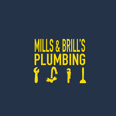 Mills & Brill's Plumbing advertizing brand refresh branding customdesign design graphic design illustration logo procreate