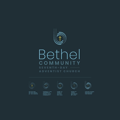 Bethel Community Church Logo Design brand branding christian design logo vector