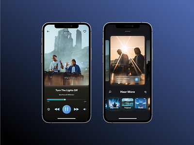 Music Player | Daily UI app app design audio black blue branding daily ui daily ui 009 design figma iphone le wagon music music player product design sub focus ui ux web design